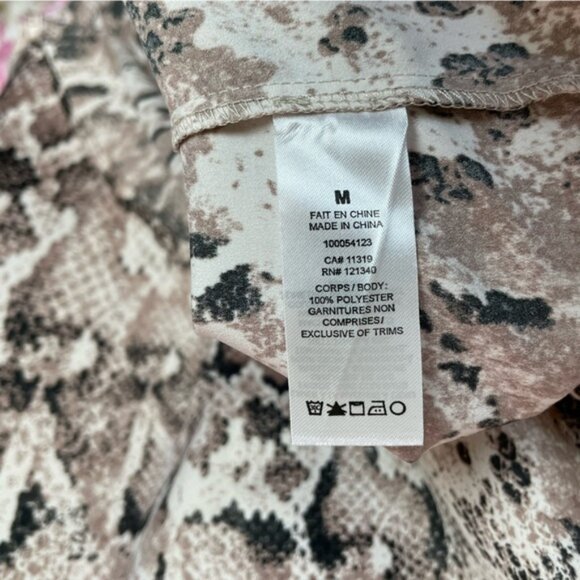 Dynamite Snakeskin Print Cami Size M - Picture 3 of 7